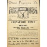 1948-49 CHINGFORD TOWN V YEOVIL TOWN SOUTHERN LEAGUE