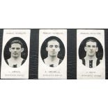 CIRCA 1907 NEWCASTLE UNITED TADDY PROMINENT FOOTBALL CARDS X 3