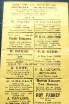 1950-51 CROOK TOWN V OXFORD CITY AMATEUR CUP 3RD ROUND REPLAY
