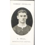 MANCHESTER UNITED TADDY PROMINENT FOOTBALL CARD ALEX BELL