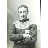 BRADFORD CITY ORIGINAL 1910-11 AUTOGRAPHED POSTCARD OF JACK SLEMIN