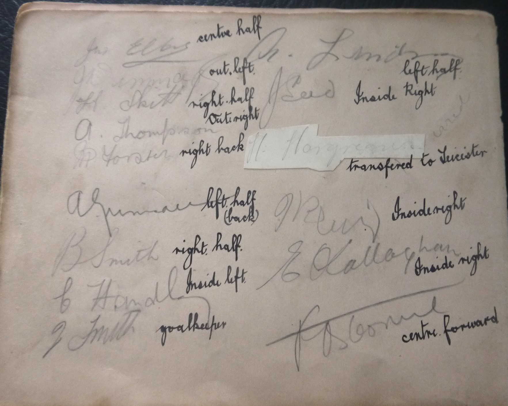 1926-27 CHELSEA & TOTTENHAM HOTSPUR AUTOGRAPH PAGE - Image 2 of 2