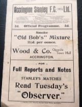 1922-23 ACCRINGTON STANLEY V WALSALL