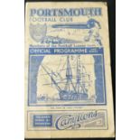 1943-44 PORTSMOUTH V QUEENS PARK RANGERS