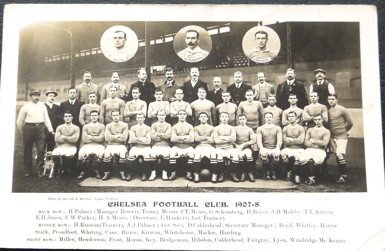 ORIGINAL 1907-08 CHELSEA POSTCARD