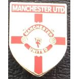 MANCHESTER UNITED ST GEORGE BADGE