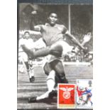 EUSEBIO AUTOGRAPHED PHOTO