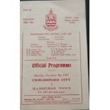 1950-51 CHELMSFORD CITY V MANSFIELD TOWN FA CUP