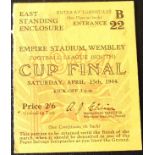 1944 FOOTBALL LEAGUE SOUTH CUP FINAL CHELSEA V CHARLTON TICKET