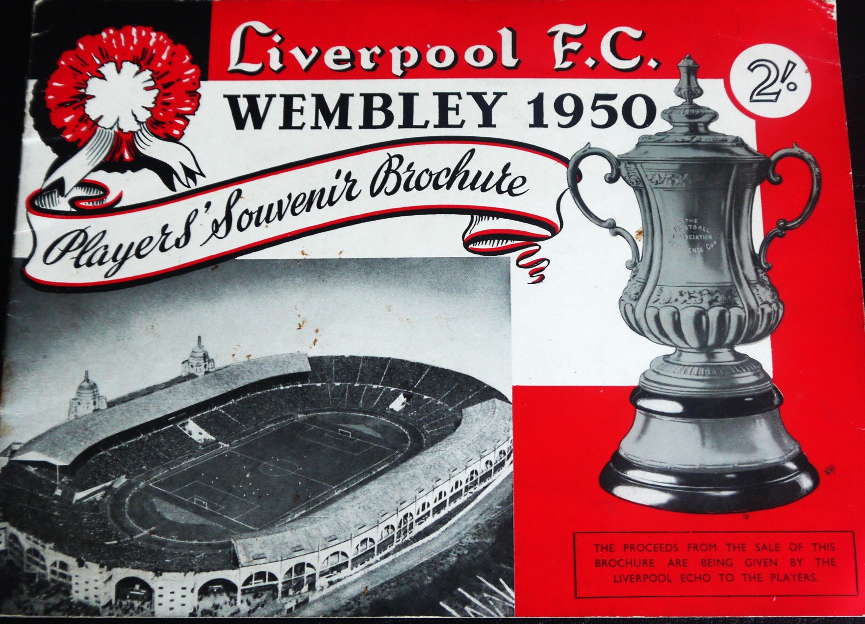 LIVERPOOL 1950 FA CUP FINAL SOUVENIR BROCHURE