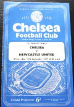 1955 CHARITY SHIELD CHELSEA V NEWCASTLE UNITED