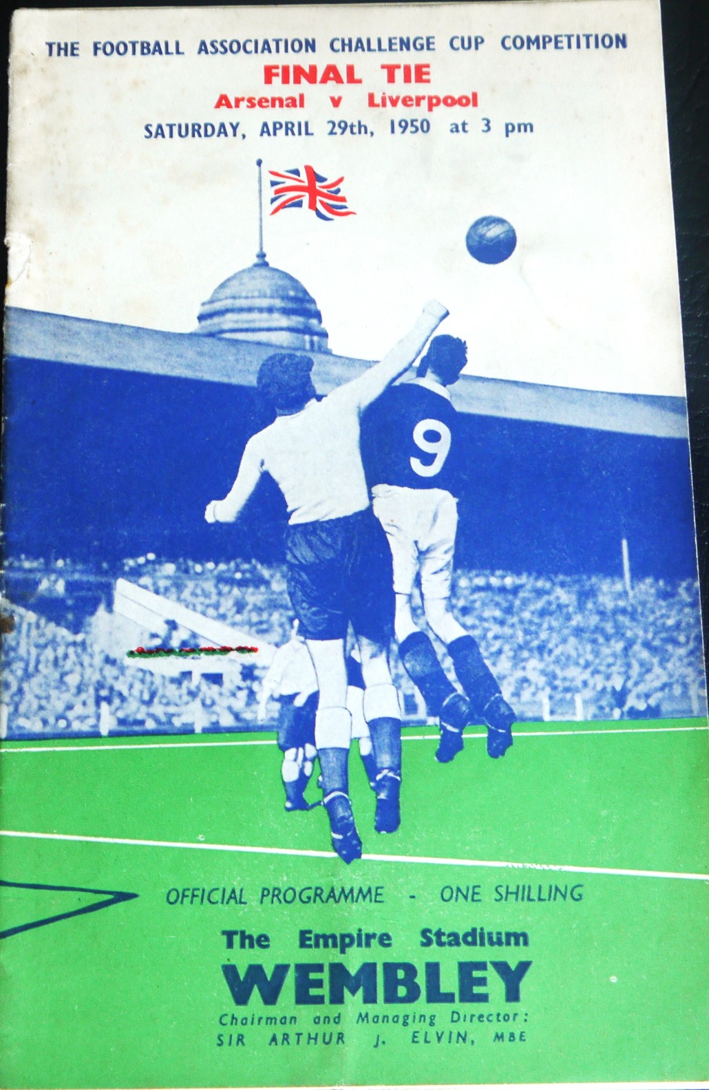 1950 FA CUP FINAL ARSENAL V LIVERPOOL OFFICIAL PROGRAMME