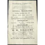 1949-50 HEADINGTON UNITED V GUILDFORD CITY SOUTHERN LEAGUE