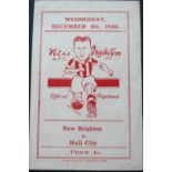 1946-47 NEW BRIGHTON V HULL CITY FA CUP REPLAY