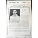 1948-49 TORQUAY UNITED V WALSALL