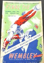 1948 FA CUP FINAL BLACKPOOL V MANCHESTER UNITED