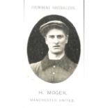 MANCHESTER UNITED H MOGER TADDY PROMINENT FOOTBALL CARD