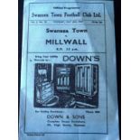 1946-47 SWANSEA TOWN V MILLWALL