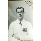 BRADFORD CITY ORIGINAL 1910-11 AUTOGRAPHED POSTCARD OF ARTHUR RUTTER