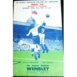 1950 FA CUP FINAL ARSENAL V LIVERPOOL PROGRAMME AUTOGRAPHED BY THE LIVERPOOL TEAM