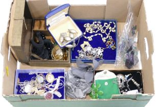 Box of costume jewellery