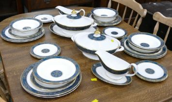 Royal Doulton Carlyle pattern part dinner service with tureens and soup dishes etc