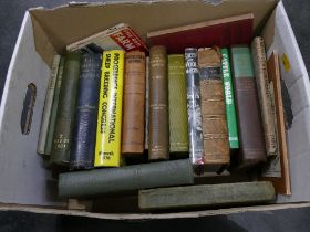 Box of sheep breading and agricultural interest books