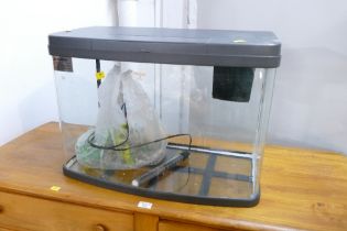 Fish tank with accessories,
