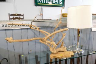 Driftwood twig ornament +/- 90 cm long, 80 cm high,