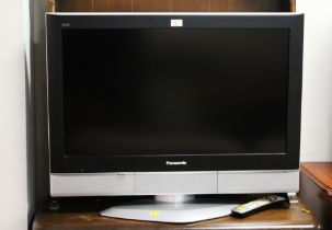 31 ins Panasonic television with remote control