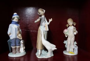 Three Lladro figurines