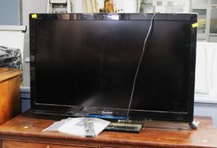 37 ins Panasonic television with remote control and instruction book