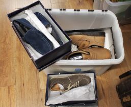 Box of men's shoes,