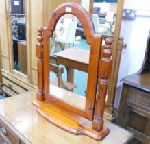 Pine dressing table mirror