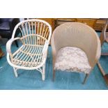Conservatory chair and Loom style tub chair