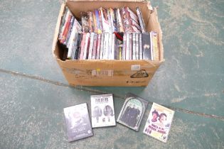 Box of DVDs