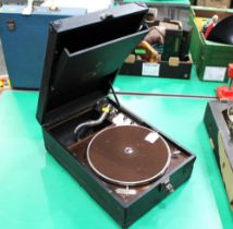 HMV portable gramophone