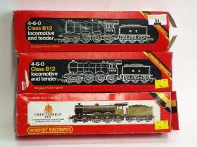 Three 00 gauge Hornby boxed locomotives,