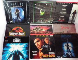 Collection of laser disc mostly classic Horror movies, From Dusk to Dawn, The Crow, Dracula,