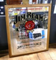 Jim Beam Bourbon Whisky mirror,