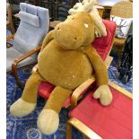 Giant reindeer soft toy,