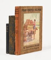 Three books "Four Footed Helpers" by Eleanor Helme, illustrated by Barbara Briggs,