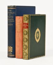 Three books, "The Republic of Plato" translated into English by B Jowett third edition,