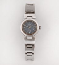 A Tudor Princess Oyster date ladies wristwatch, with pale blue dial marked rotor self winding,