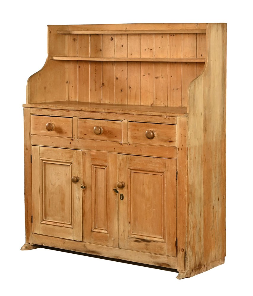 A 19th century Scottish pine dresser,