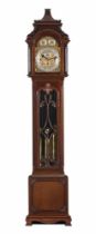 An early 20th century mahogany longcase clock,