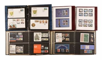Five volumes of Channel Island and GB stamps, first day covers, collector's packs,