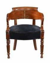A Victorian desk chair,