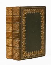 Two books, "Wood's Illustrated Natural History Birds 1862", leather bound,