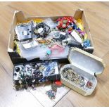 Box of costume jewellery